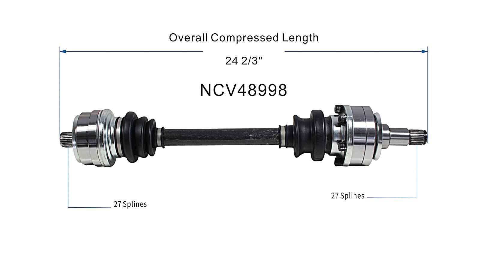 こう Amazon.com: GSP NCV48998 CV Axle Shaft Assembly - Left or Right